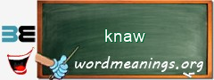 WordMeaning blackboard for knaw